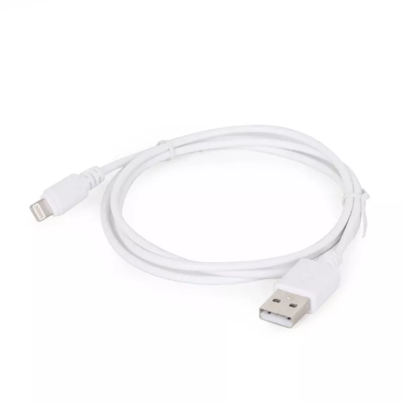 GEMBIRD USB į 8 kontaktų įkrovimo ir duomenų laidas, 1 m – Baltas