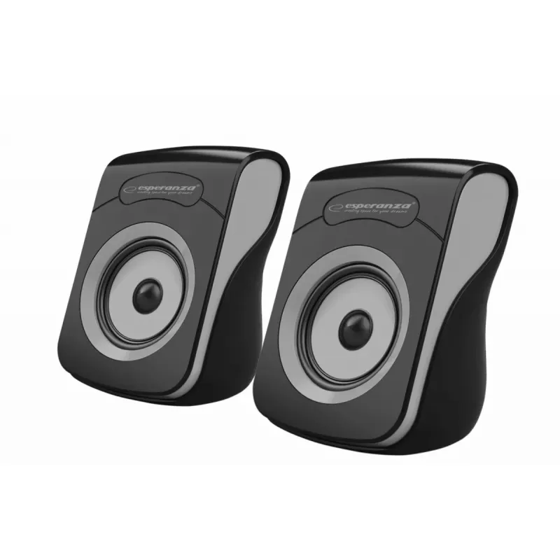 Garsiakalbiai 2.0 USB Flamenco juoda/pilka, EP140KE, 6W