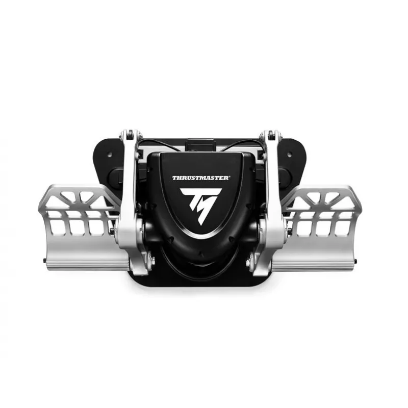 Thrustmaster TPR Rudder pedalai juodi, sidabriniai USB skrydžių simuliatoriui PC