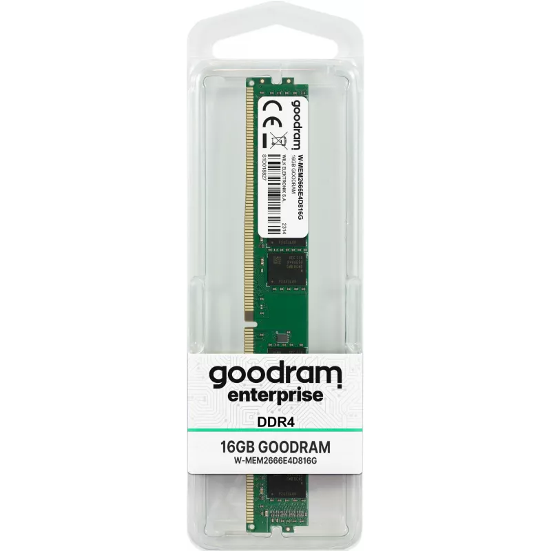 Atminties rinkinys GOODRAM 32 GB (2 x 16 GB) DDR4 2666 MHz ECC 1.2 V CAS19