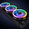 Ventiliatorius Thermaltake Riing Trio 12 LED RGB Radiatoriaus ventiliatorius TT Premium Edition