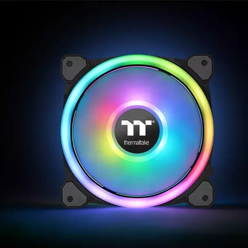 Ventiliatorius Thermaltake Riing Trio 12 LED RGB Radiatoriaus ventiliatorius TT Premium Edition