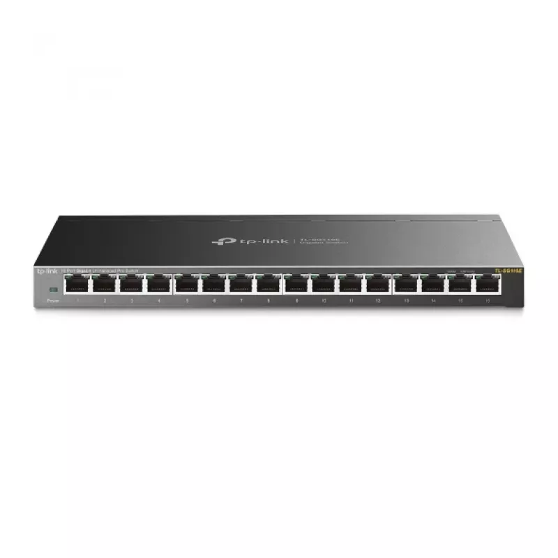Nevaldomas jungiklis TP-Link TL-SG116E 16 prievadų Gigabit