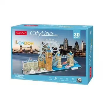 3D dėlionė CubicFun City Line London