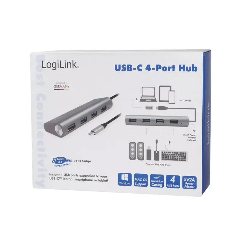 USB šakotuvas LogiLink UA0309