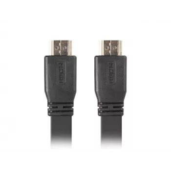 LANBERG HDMI Laidas - M/m v2.0 4k Plokščias - 5m Juodas