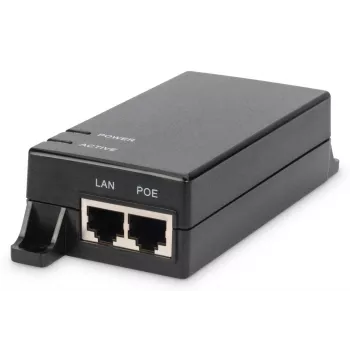 DIGITUS Gigabit PoE Injector DN-95102-1, 802.3af, 10/100/1000 Mbps, 48V, 15.4W