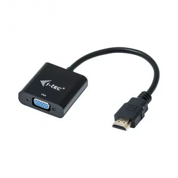i-tec HDMI į VGA kabelio adapteris, 0,15 m, HDMI, VGA, vyriškas, moteriškas, 1920 x 1080 pikseliai