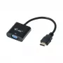 i-tec HDMI į VGA kabelio adapteris, 0,15 m, HDMI, VGA, vyriškas, moteriškas, 1920 x 1080 pikseliai
