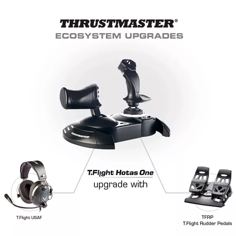 Thrustmaster T.Flight Hotas ONE Black – skraidymo vairalazdė, skirta Xbox One ir PC