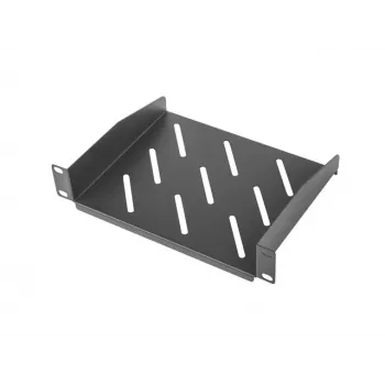 LANBERG fiksuota lentyna 10 colių 1U/254x180mm maksimali apkrova iki 20 kg juoda