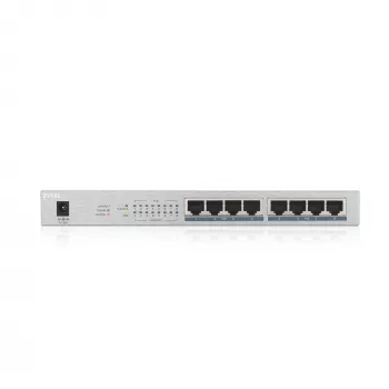 Zyxel GS1008HP nevaldomas Gigabit Ethernet jungiklis su PoE, pilka spalva
