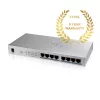 Zyxel GS1008HP nevaldomas Gigabit Ethernet jungiklis su PoE, pilka spalva