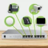 Zyxel GS1008HP nevaldomas Gigabit Ethernet jungiklis su PoE, pilka spalva