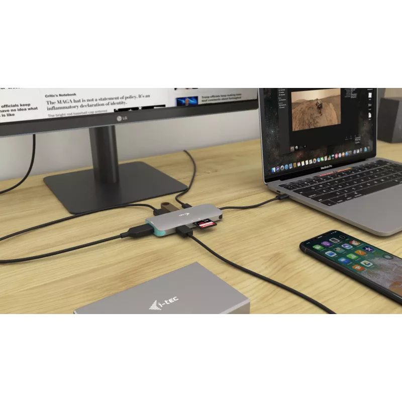 Docking Station i-tec Metal USB-C Nano Dock 4K HDMI + Power Delivery 100 W