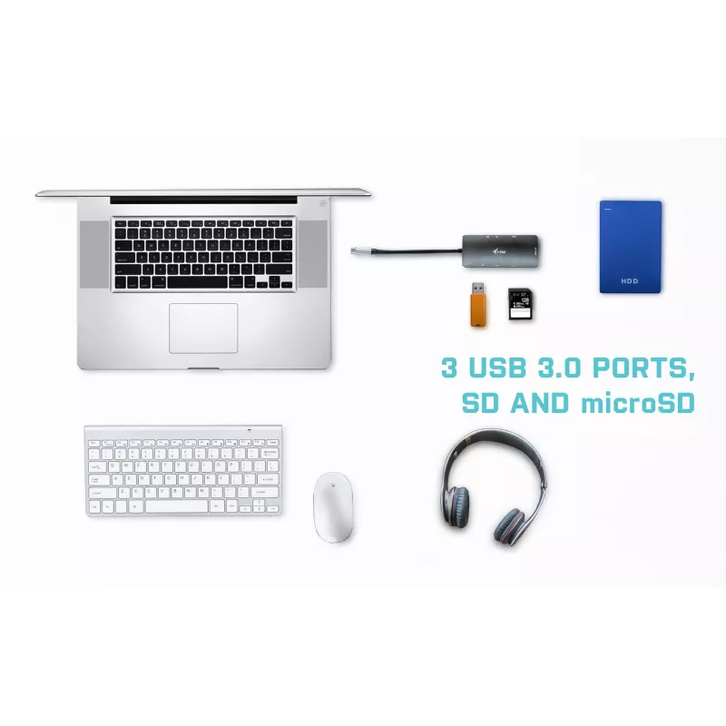 Docking Station i-tec Metal USB-C Nano Dock 4K HDMI + Power Delivery 100 W