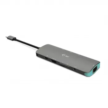 Dokavimo stotelė i-tec Metal USB-C Nano Docking Station 4K HDMI LAN Power Delivery 100 W