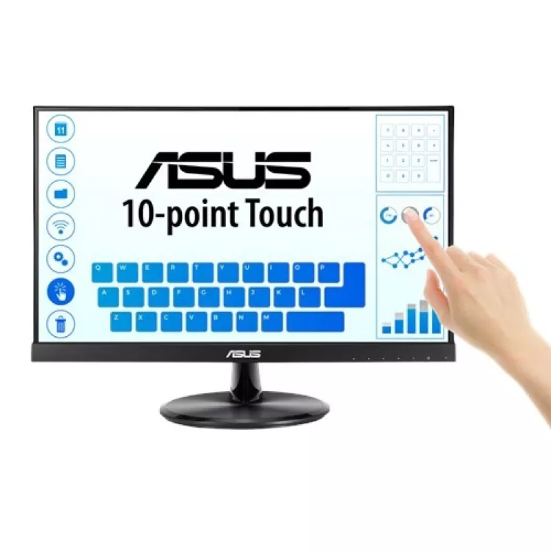 ASUS VT229H kompiuterio monitorius 54,6 cm (21,5 colio) 1920 x 1080 pikselių Full HD LED liečiamas juodas