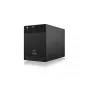 ICY BOX IB-3740-C31 Išorinis HDD/SSD dėklas Juodas 2.5/3.5 colio