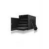 ICY BOX IB-3740-C31 Išorinis HDD/SSD dėklas Juodas 2.5/3.5 colio