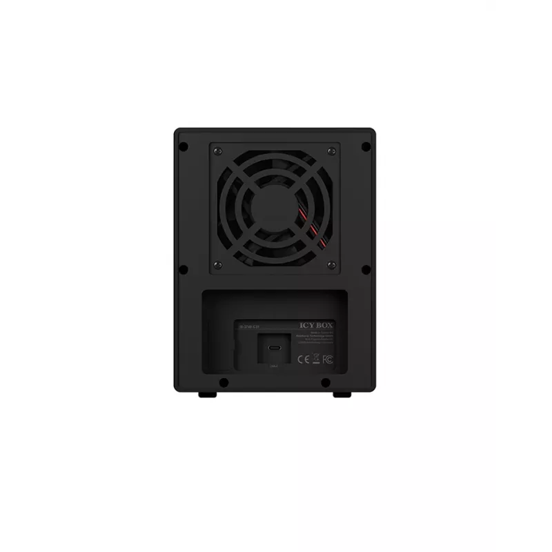 ICY BOX IB-3740-C31 Išorinis HDD/SSD dėklas Juodas 2.5/3.5 colio
