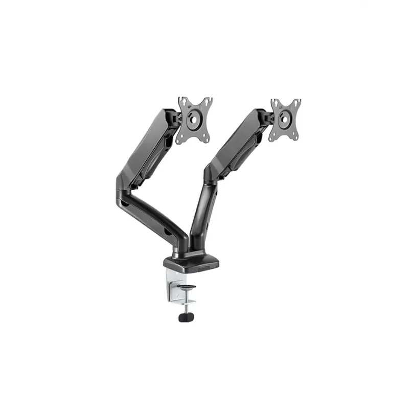ICY BOX IB-MS304-T 68,6 cm (27 colių) stalinis laikiklis dviem monitoriams, juodas