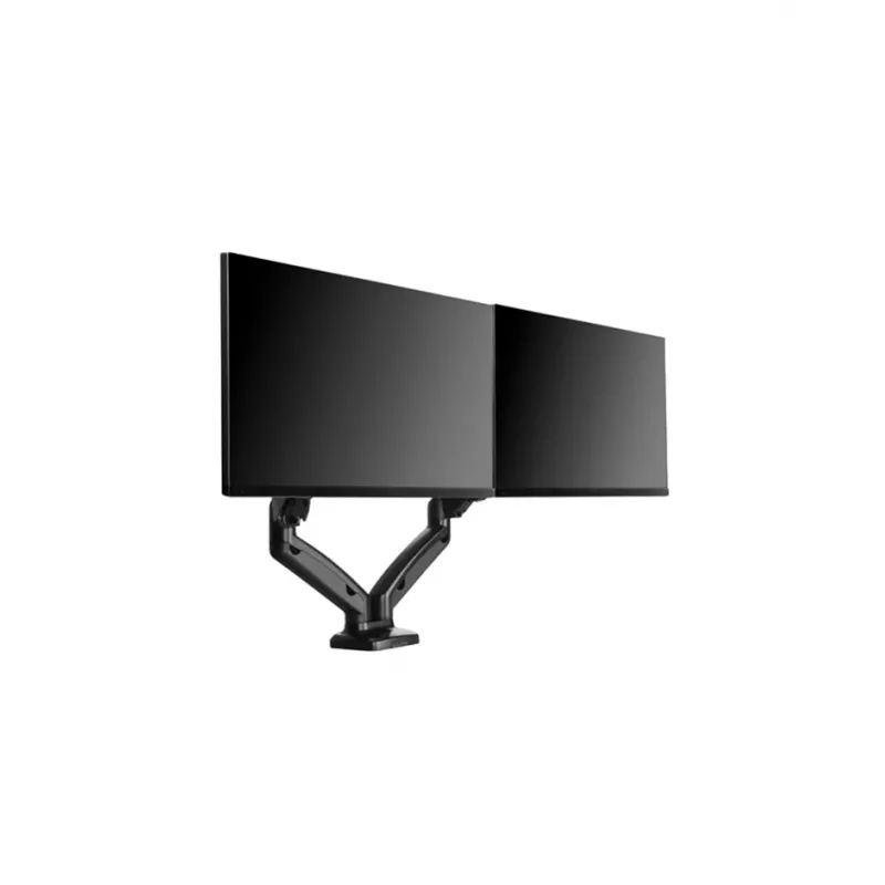ICY BOX IB-MS304-T 68,6 cm (27 colių) stalinis laikiklis dviem monitoriams, juodas