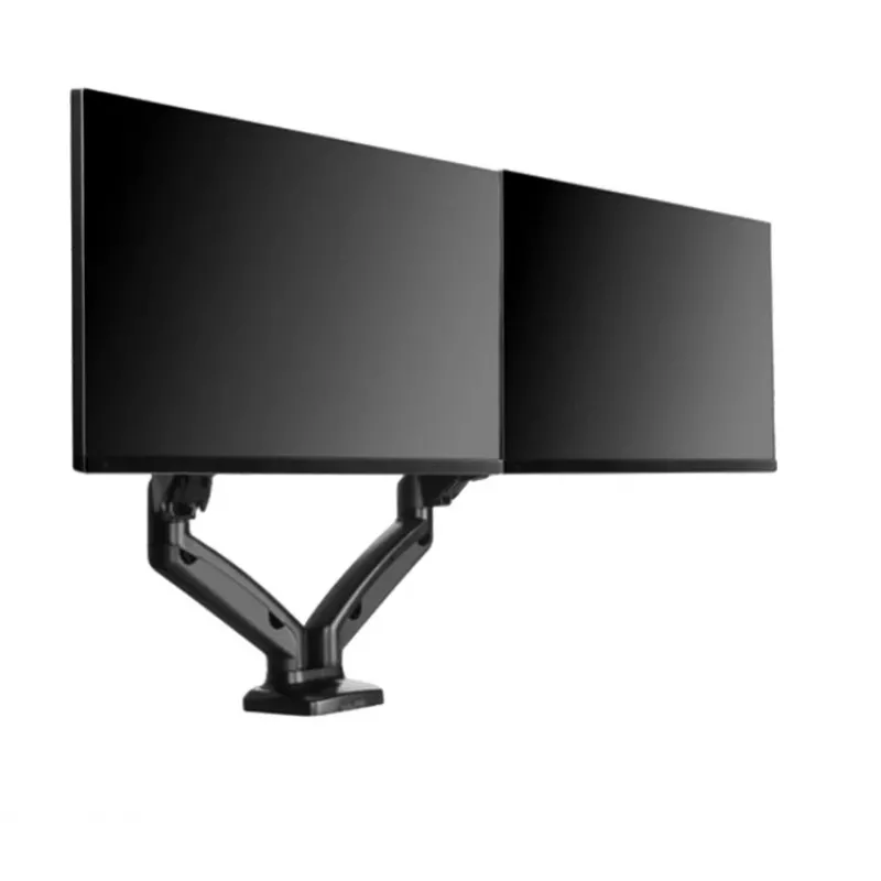 ICY BOX IB-MS304-T 68,6 cm (27 colių) stalinis laikiklis dviem monitoriams, juodas