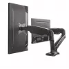 ICY BOX IB-MS304-T 68,6 cm (27 colių) stalinis laikiklis dviem monitoriams, juodas