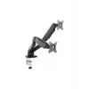ICY BOX IB-MS304-T 68,6 cm (27 colių) stalinis laikiklis dviem monitoriams, juodas