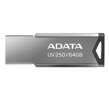 USB atmintukas ADATA UV250 64 GB sidabrinis