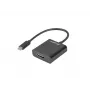 USB grafikos adapteris LANBERG AD-UC-HD-01, juodas, vyriškas/moteriškas jungtis