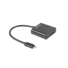 USB grafikos adapteris LANBERG AD-UC-HD-01, juodas, vyriškas/moteriškas jungtis