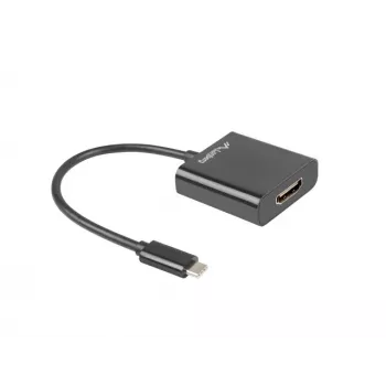 USB grafikos adapteris LANBERG AD-UC-HD-01, juodas, vyriškas/moteriškas jungtis