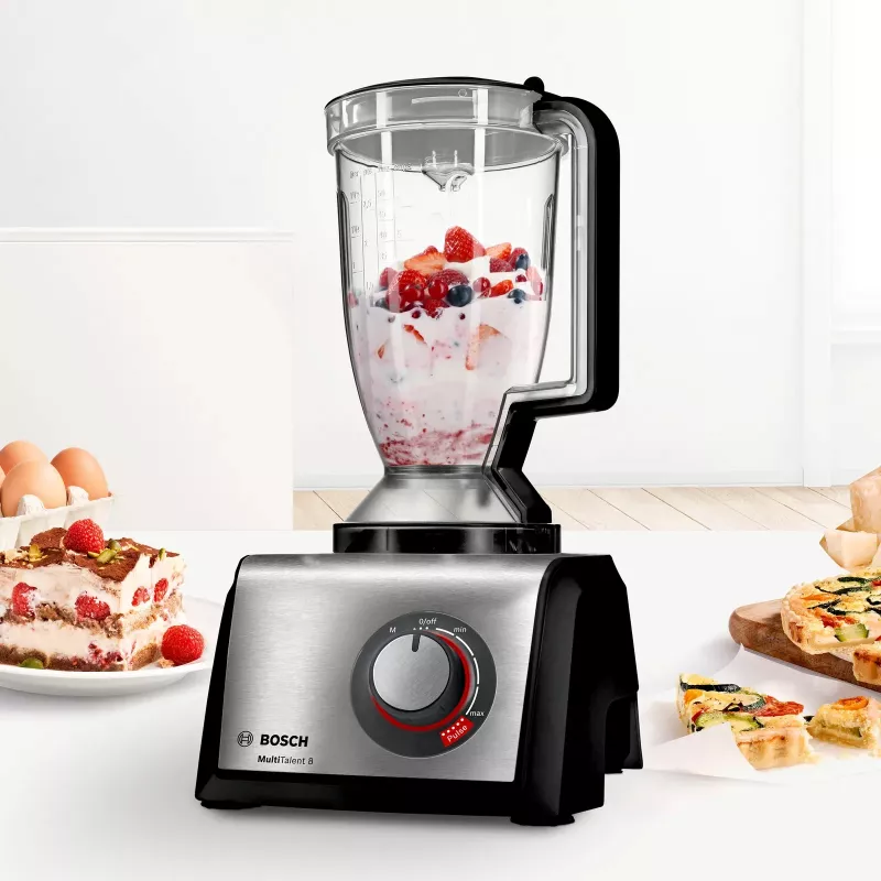 Virtuvinis kombainas Bosch MC812M865 1250 W 3,9 L Juodas, Nerūdijantis plienas