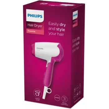 Philips Essential Care BHD003/00 plaukų džiovintuvas 1400 W Rožinė, Balta