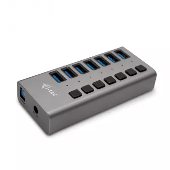 i-tec USB 3.0 įkrovimo stotelė 7 prievadai + 36 W maitinimo adapteris
