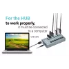 i-tec USB 3.0 įkrovimo stotelė 7 prievadai + 36 W maitinimo adapteris