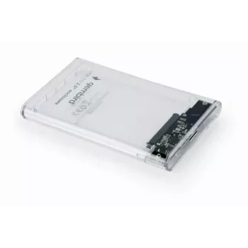 GEMBIRD USB 3.0 išorinis dėklas 2,5 colio SATA kietajam diskui, 9,5 mm, skaidrus plastikas