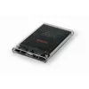 GEMBIRD USB 3.0 išorinis dėklas 2,5 colio SATA kietajam diskui, 9,5 mm, skaidrus plastikas