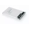 GEMBIRD USB 3.0 išorinis dėklas 2,5 colio SATA kietajam diskui, 9,5 mm, skaidrus plastikas