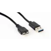 GEMBIRD USB 3.0 išorinis dėklas 2,5 colio SATA kietajam diskui, 9,5 mm, skaidrus plastikas