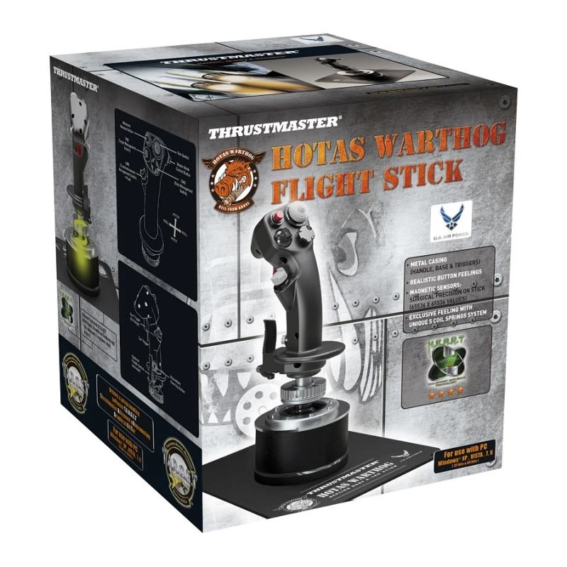 Thrustmaster HOTAS Warthog skrydžių lazda juoda USB 2.0 PC