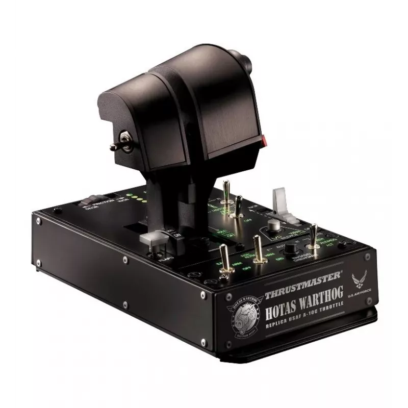 Thrustmaster HOTAS Warthog dvigubi droseliai juodi USB skrydžių simuliatoriui PC