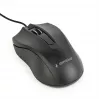 Laidinė ambidekstrinė optinė pelė Gembird MUS-3B-01 — USB Type-A, 1000 DPI, 3 mygtukai, juoda