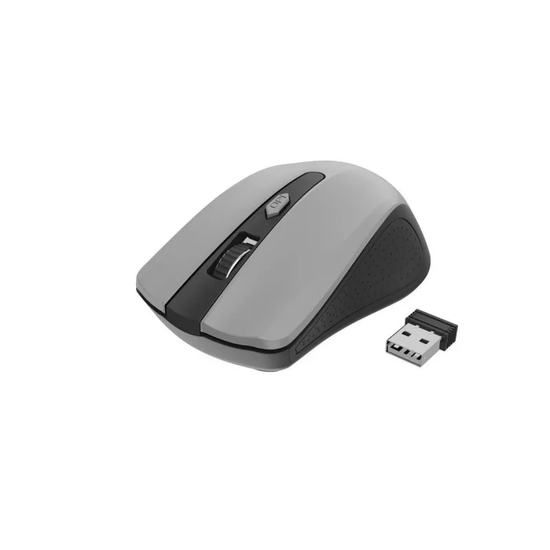 GEMBIRD MUSW-4B-04-BG Belaidė optinė pelė, juoda/spacegrey, 4 mygtukai