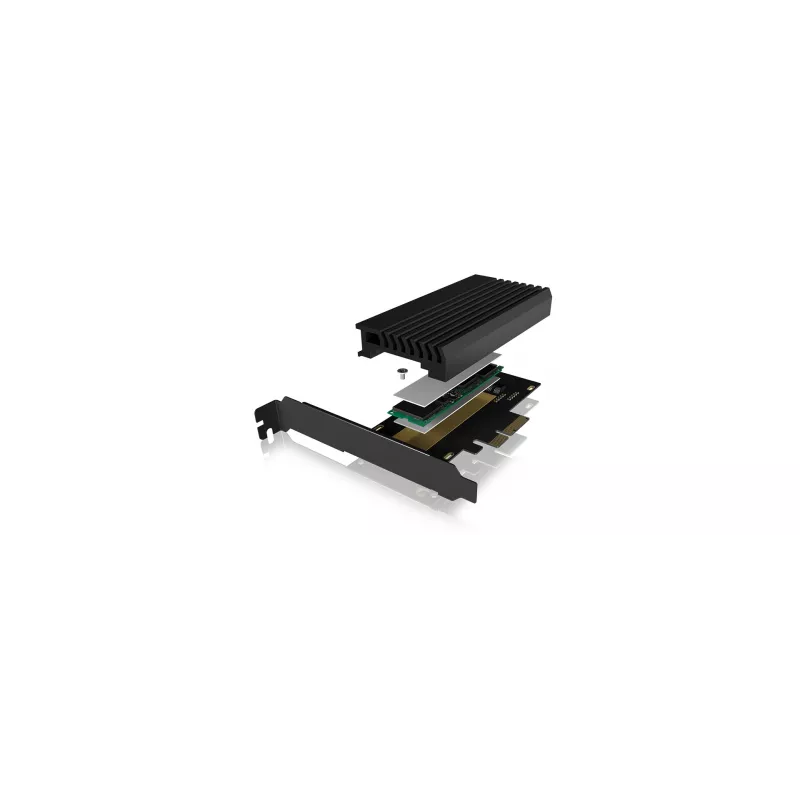 ICY BOX IB-PCI214M2-HSL PCIe M.2 adapterio kortelė su aušintuvu