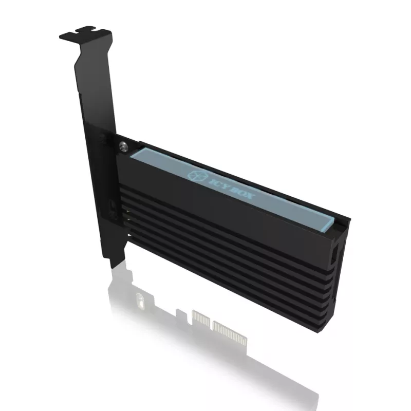 ICY BOX IB-PCI214M2-HSL PCIe M.2 adapterio kortelė su aušintuvu