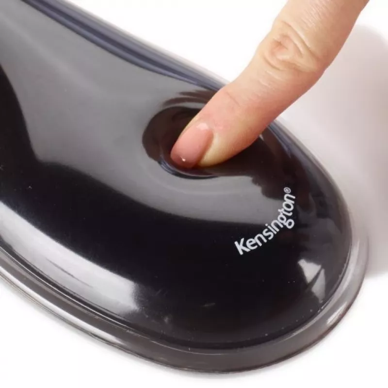 Kensington K62401AM pelės kilimėlis su riešo atrama, juodas, mėlynas