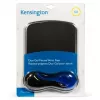 Kensington K62401AM pelės kilimėlis su riešo atrama, juodas, mėlynas